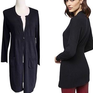 BCBGMAZAZRIA  long angora cashmere blend cardigan. Size S one button closure NWT